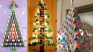 🎄100 RECYCLED CHRISTMAS TREE IDEAS DIY  CHRISTMAS DECOR IDEAS 2024  CHRISTMAS DIY IDEAS 2024 [upl. by Sorgalim]