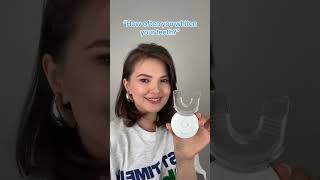 How often do you whiten your teeth mysmile teethwhitening fyp trending [upl. by Viddah]