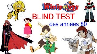 Blind Test  Dessins animés des Années 80 [upl. by Hsreh]