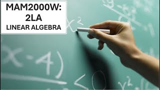 MAM2000W 2LA Linear Algebra UCT Mathematics Eigenvalues Eigenvectors Eigenspaces Nilpotent [upl. by Callean946]