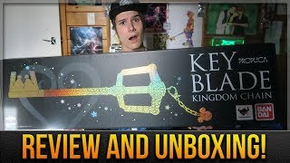 THE FIRST EVER OFFICIAL KEYBLADE  Proplica Keyblade Unboxing and Review [upl. by Idolem]