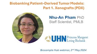 Biobanking PatientDerived Tumor Models Part 1 Xenografts PDX [upl. by Eeliab]