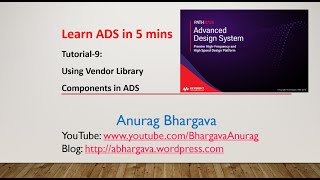 Tutorial9 Using Vendor Library Components in ADS [upl. by Juno924]