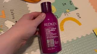 Redken Color Extend Magnetics Shampoo For ColorTreated Hair Quick Review [upl. by Arikaahs824]