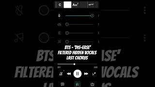 End BTS  Disease Filtered Hidden Vocals Part 4 fyp bts shorts viral kpop [upl. by Trub]