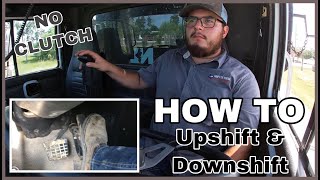 how to upshift and downshift without the clutch floating gears [upl. by Ianej]