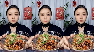 XiaoQing  ASMR BEST CRUNCHY EATING SOUNDS Tobiko Eggs asmr [upl. by Sadnak]