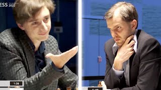 Dubov vs Nils insane endgame rollercoaster [upl. by Monaco551]