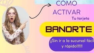 COMO ACTIVAR BANORTE MOVIL [upl. by Aun]