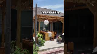 ￼Rendering Vs Reality DIY Patio Transformation [upl. by Dimphia]