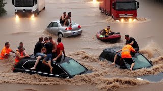 Flash Floods Hit Saarland Germany [upl. by Eurd]