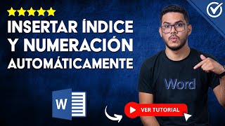 Cómo INSERTAR ÍNDICE Y NUMERACIÓN en Word Automáticamente  📑​​​ Usando Normas APA 7ma Edición 📑​ [upl. by Cherlyn878]