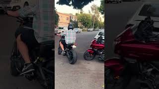 Yamaha FZ09 with M4 exhaust california yamahafz09 bikelife [upl. by Loralie725]