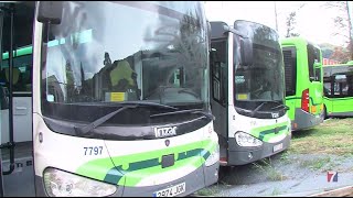 Bizkaibus recupera el servicio tras una mañana complicada por el sabotaje de decenas de autobuses [upl. by Hael]