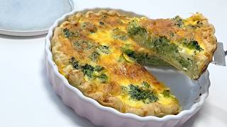 Broccoli Quiche maken  VEGA Broccolitaart [upl. by Ahsinom]