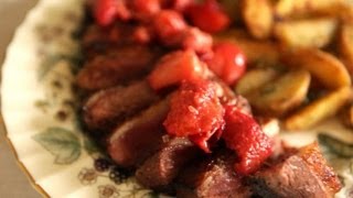 Recette de magret de canard aux fruits [upl. by Gebhardt148]