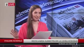 Evaluare Naţională 2019 Rezolvarea subiectelor la Limba Română [upl. by Pacificas]