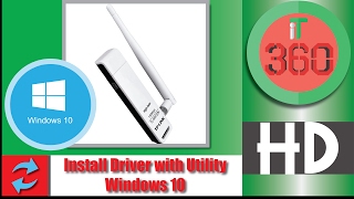 How to Install tlwn722n WiFi usb adopter driver  utility on windows 10 Bangla [upl. by Kcerb]