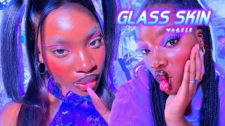 〄 virtual glass skin facial ⌗ HD perfect glass skin subliminal｡ [upl. by Hseham]