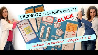 APRENDO  APPRENDOLapbook quotLe tabellinequot  allegato 11 e 12 [upl. by Enitsugua]