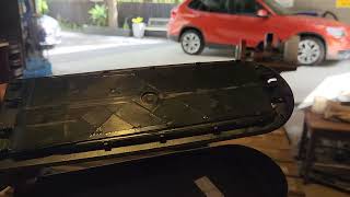 VW Golf MK4 Replacing Centre Console Armrest Cover [upl. by Lindly585]