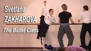 Svetlana ZAKHAROVA in class at the Bolshoi Theatre [upl. by Odnomyar]