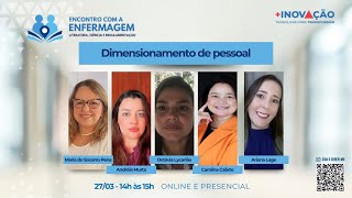 Encontro com a Enfermagem Dimensionamento de Pessoal [upl. by Wauters]