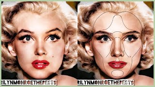 Is Marilyn Monroe perfect golden ratio face [upl. by Beacham]