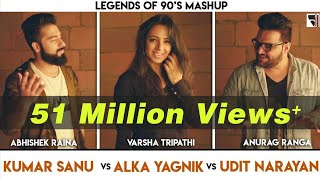 Legends of 90s Bollywood Songs Mashup  Anurag Ranga  Abhishek Raina  Varsha Tripathi  90s hits [upl. by Press969]