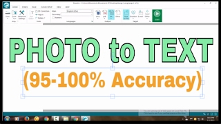 Convert PhotoImage to Text Best Accurate OCR Software Readiris [upl. by Llewol231]