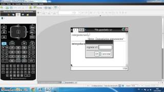 programacion tinspire interpolacion lineal [upl. by Wynn]