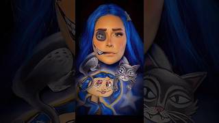 CORALINE JONES coraline coralinejones coralineylapuertasecreta makeup cosplay coralinemakeup [upl. by Edmead592]