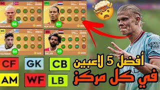 رسميا أفضل 5 لاعبين في كل مركز في دريم ليج 24 🤯🔥  DLS 24 [upl. by Ynnub]