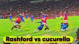 Marcus Rashford vs Cucurella 😳  Unstoppable [upl. by Kwarteng]