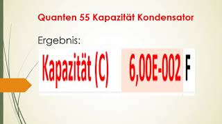 Quanten 55 Kapazität Kondensator Capacitor Farad Ampere Charge Ladung Elektrostatisches Feld Field [upl. by Malinda]