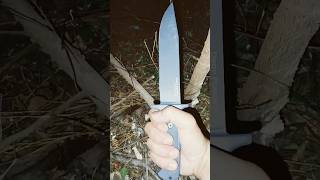 Night time choppingCold Steel Drop Forged Survivalist gsm bushcraft texas fixedblade campknife [upl. by Hayn717]