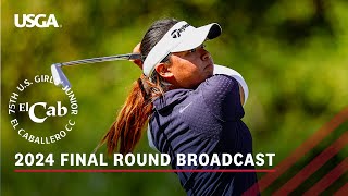 2024 US Girls Junior Championship Final Rianne Malixi vs Asterisk Talley  Full Broadcast [upl. by Yorel118]