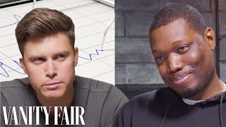 SNLs Colin Jost amp Michael Che Take Lie Detector Tests  Vanity Fair [upl. by Mcclain]