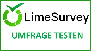 LimeSurvey Umfrage testen [upl. by Ahsitaf]