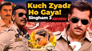 Singham Again Review  Cop Universe  Devgn Films Trio Singam3Review [upl. by Ossy]