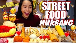 FILIPINO STREET FOOD MUKBANG  Balut Taho Kwek Kwek Fishball Kikiam etc [upl. by Hirai]