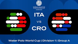 LIVE  Italy vs Croatia  Water Polo World Cup 2023  Group A [upl. by Cornwall]