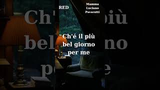 Pavarotti  Mamma  lyrics [upl. by Eitra]