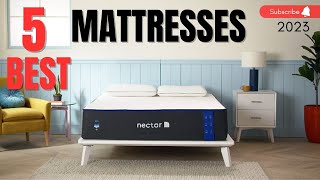 The 5 Best Mattresses Of 2023  Mattresse Buying Guide [upl. by Gayler]