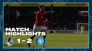 HIGHLIGHTS  Bristol Rovers 1  2 Wycombe [upl. by Hudson]