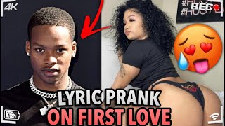 CALBOY  “Envy Me”  LYRIC PRANK ON FIRST LOVE 💍 [upl. by Craw]