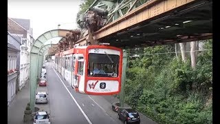 Вуппертальская подвесная дорога  Wuppertaler Schwebebahn [upl. by Llertnov]