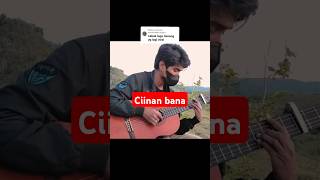 Fauzana  Ciinan Bana versi fingerstyle guitar cover shorts [upl. by Luzader]