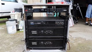 Armando el QSC Amp Rack amp Driverack PA2 [upl. by Ibbie153]