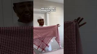 how to tie shemaghkeffiyeh scarf emirate shemaghtutorial keffiyehtutorial keffiyeh eidoutfit [upl. by Eitsirc569]